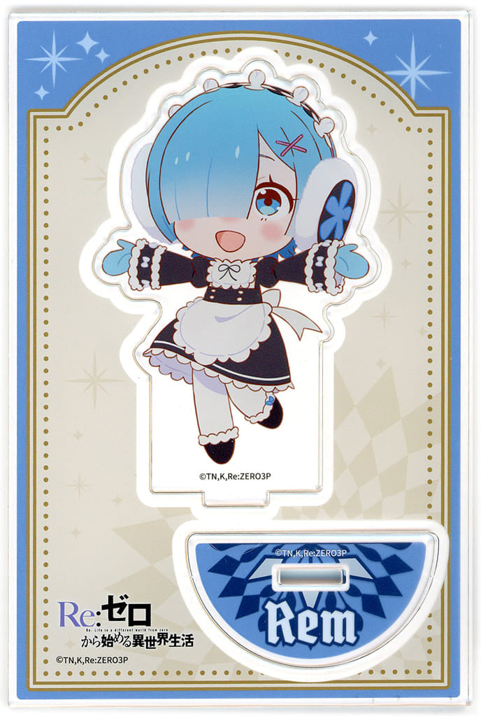 Rem Mini Character Acrylic Stand Figure Winter Ver. Re:ZERO