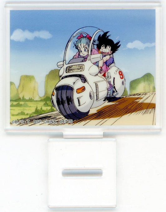 Bulma & Son Goku (HoiPoi Capsule) Scene Photo Acrylic Stand - Ichiban Kuji Dragon Ball DRAGON HISTORY II E Prize (Length Approx. 8 cm) BANDAI SPIRITS - Pre-owned