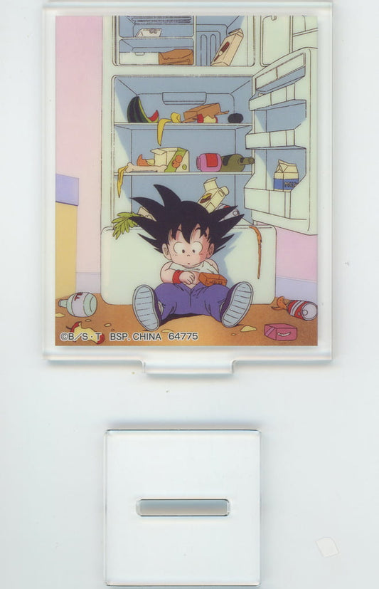 Son Goku (Refrigerator Scene) Acrylic Stand - Ichiban Kuji Dragon Ball DRAGON HISTORY II E Prize - BANDAI SPIRITS - Length Approx. 8 cm (Pre-owned)