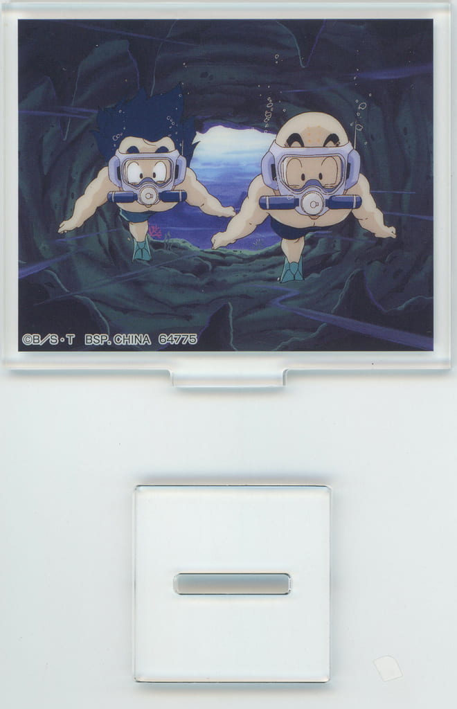 Son Goku & Krillin Scene Photo Acrylic Stand E Prize - Ichiban Kuji Dragon Ball DRAGON HISTORY II (Length Approx. 8 cm, BANDAI SPIRITS, Pre-owned)