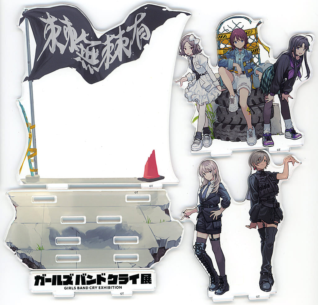 Girls Band Cry Exhibition 1st Visual Acrylic Diorama