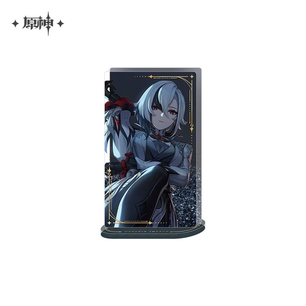 Arlecchino Character PV Series Glitter Acrylic Stand Genshin