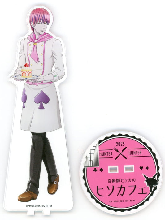 Hisoka Morow BIG Acrylic Stand - HUNTER×HUNTER × Animate Cafe "Magician Hisoka Morow" 3rd Series (Animate, Pre-owned)