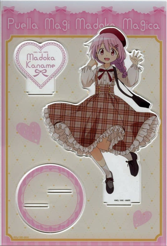 Madoka Kaname MEGA Acrylic Stand - Puella Magi Madoka Magica Movie Rebellion Girly Fashion Ver. (Approx. 170 x 250 mm) Belhouse
