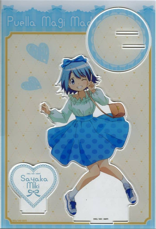 Sayaka Miki MEGA Acrylic Stand Girly Fashion ver. - Puella Magi Madoka Magica Movie Rebellion (Bellhouse) Approx. 170 x 250 mm