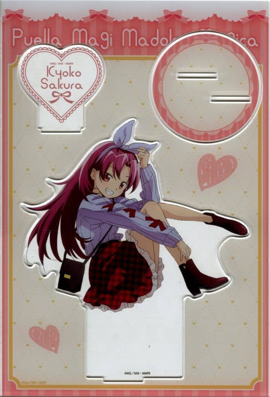 Kyoko Sakura MEGA Acrylic Stand Girly Fashion ver. - Puella Magi Madoka Magica Movie Rebellion (Bellhouse) Pre-owned, Approx. 170 x 250 mm