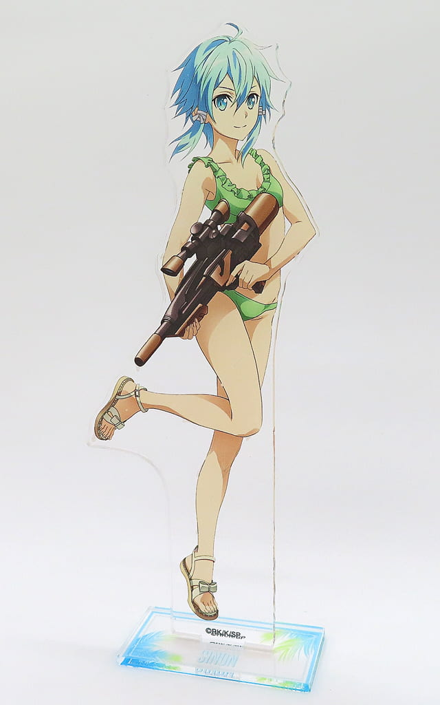 Sinon BIG Acrylic Stand Sword Art Online Water Gun Battle Ver.
