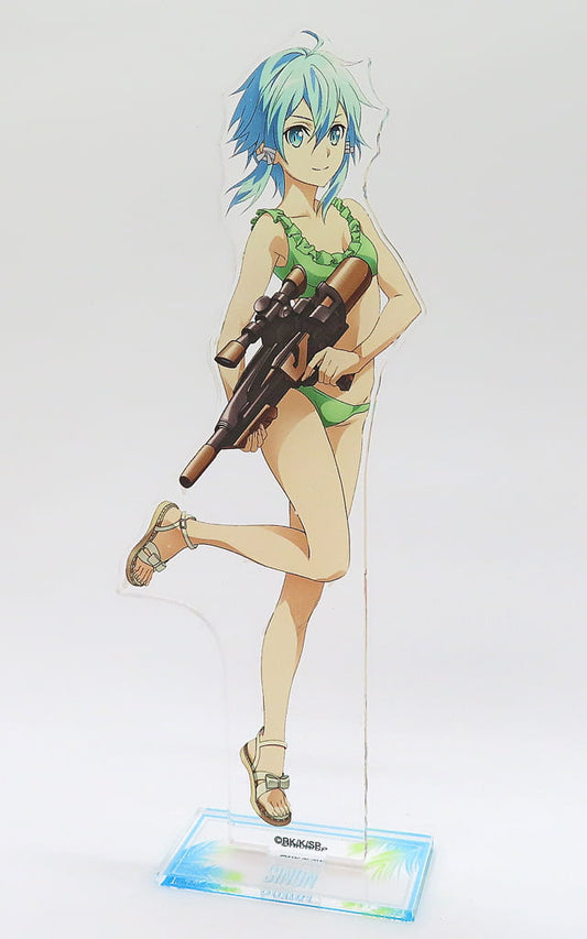 Sinon BIG Acrylic Stand Sword Art Online Water Gun Battle Ver.