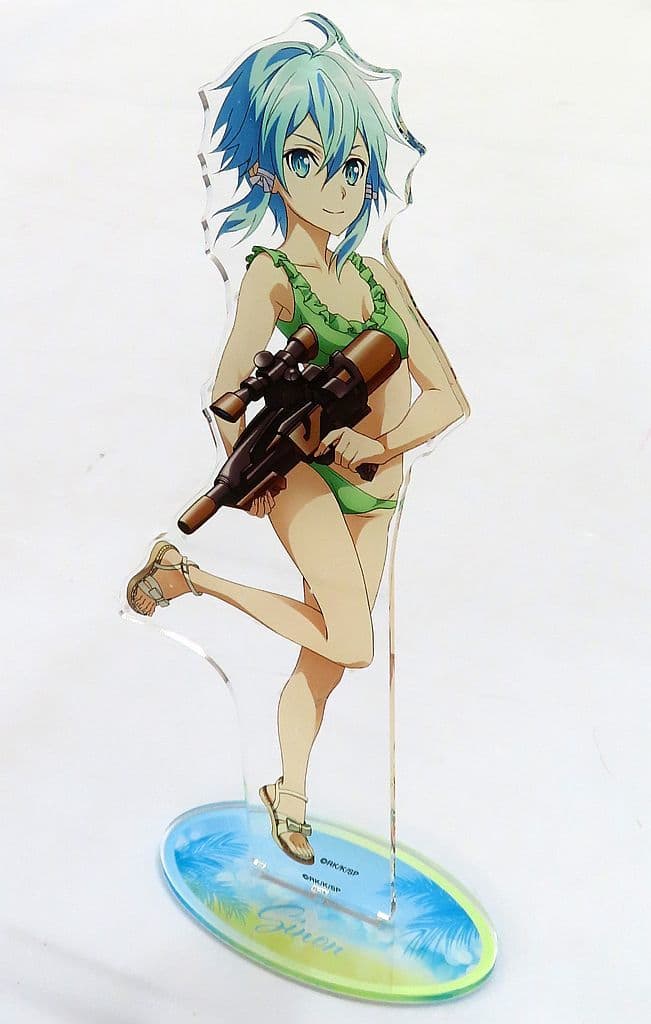 Sinon Water Gun Battle Ver. Extra-Large Acrylic Stand