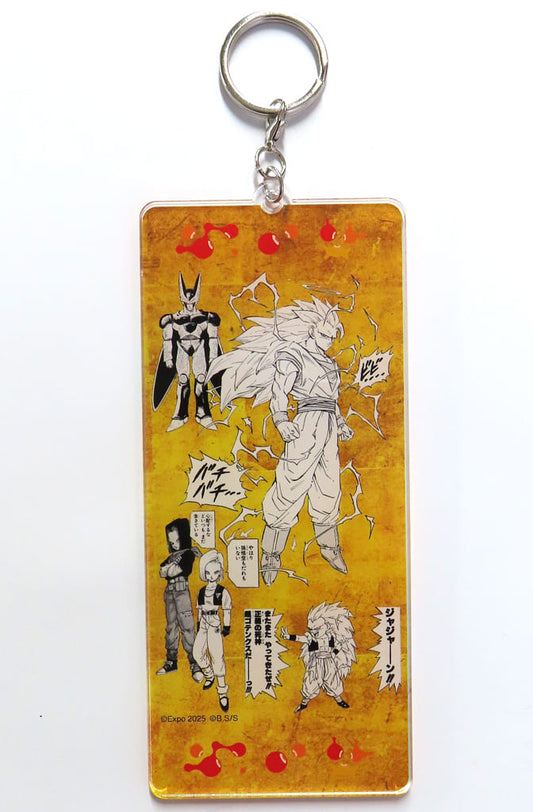 EXPO2025 Osaka-Kansai Expo with Dragon Ball Large Acrylic Keychain (Approx. 60 x 135 mm) - Dai Nippon Printing - Pre-owned