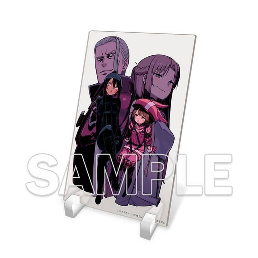 Sword Art Online IF Acrylic Plate - Keiichi Sigsawa & Kouhaku Kuroboshi