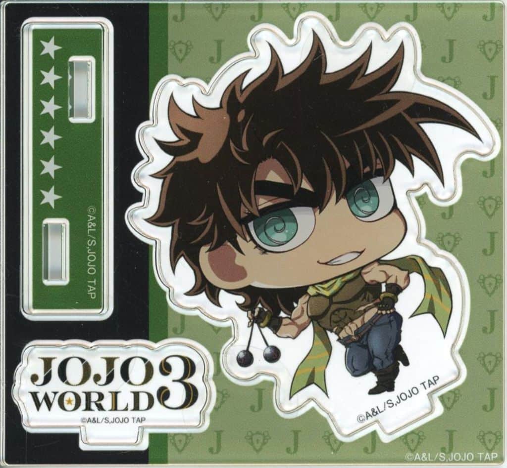 Joseph Joestar Acrylic Stand - JoJo's Bizarre Adventure JOJO WORLD 3 Mini Game B Prize Table Manners Roulette (Approx. 90 x 80 mm) Bandai Namco Amusement