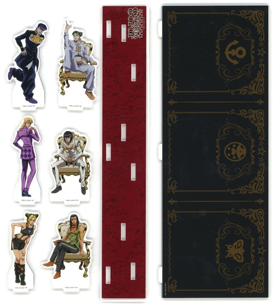 Ensemble (Parts 4–6) Acrylic Diorama JOJO WORLD 3 - Bandai Namco Amusement (Pre-owned) Approx. 265 x 101 x 41 mm