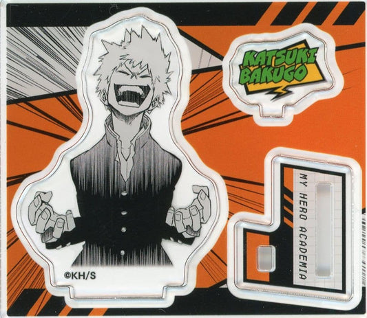 Katsuki Bakugo Die-cut Acrylic Figure (School Uniform) - My Hero Academia Acrylic Figure Collection "HEROES" (Shueisha)