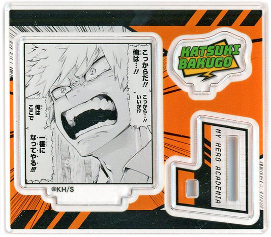 Katsuki Bakugo Acrylic Figure Collection "HEROES" - Koma Ver "I'll Be Number One" Acrylic Stand Height Approx. 52 mm (Shueisha) - My Hero Academia