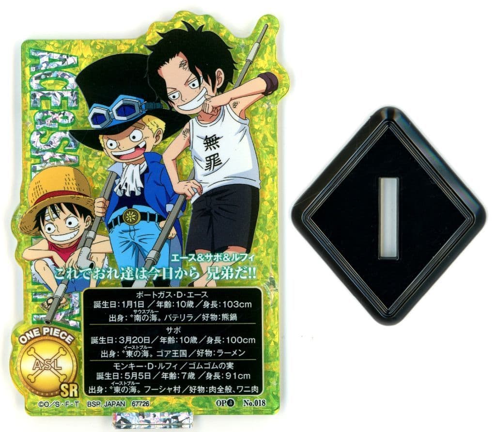 Secret Luffy, Ace & Sabo ACLLECT One Piece 3D2Y Acrylic Stand