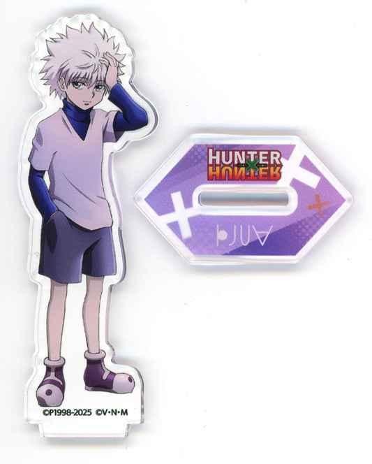 Killua Zoldyck Acrylic Stand - HUNTER×HUNTER POP UP SHOP "vision of Hunter" (MADHOUSE, Pre-owned, Approx. 50 x 150 mm)