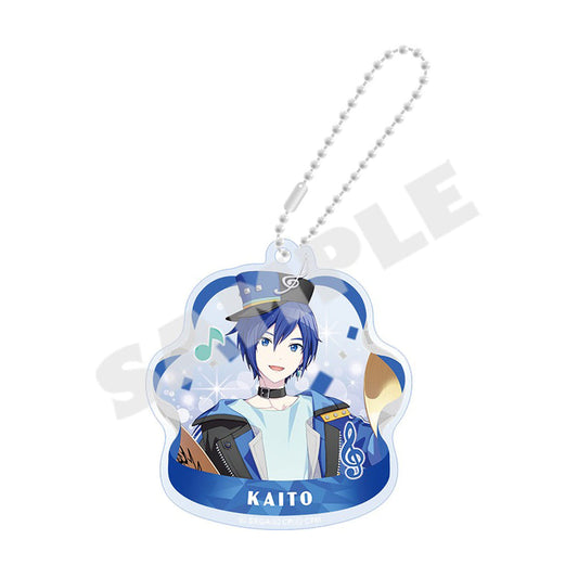 KAITO Acrylic Keychain - Project SEKAI COLORFUL STAGE! feat. Hatsune Miku - Approx. 65 x 65 mm (SEGA, Pre-owned)