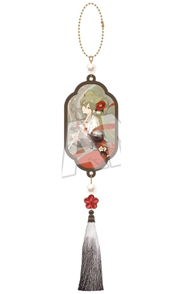 Hatsune Miku Strap Umehana Sanrou Ver. - Acrylic Strap by Good Smile Company (Approx. 4.5cm x 7.5cm) Pre-owned