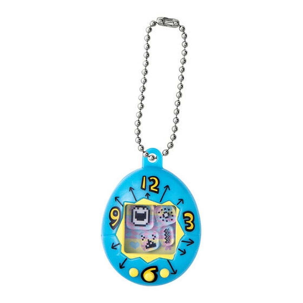 Tamagotchi Blue (Marutchi) Shakashaka Charm Keychain