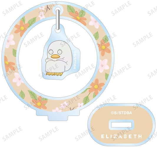 Elizabeth Acrylic Stand (Botania Wavering Trading) - Gintama - ARMA BIANCA Approx. 70 x 66 mm Acrylic, 3mm Thick