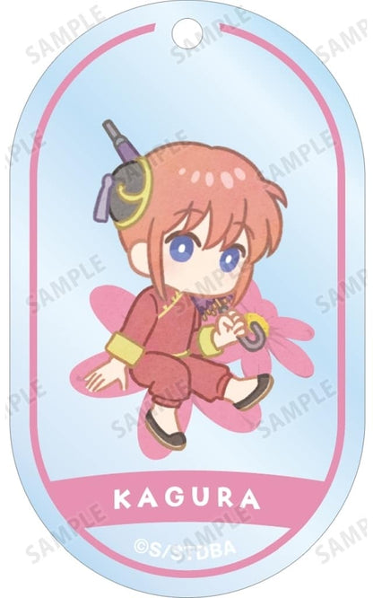 Kagura Big 2-Loop Wire Acrylic Keychain - Gintama Botania Series (ARMA BIANCA) Approx. 67.2 x 40 mm