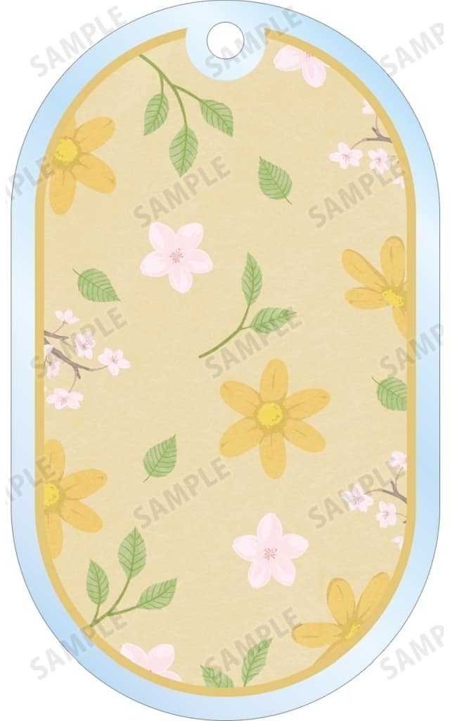Isao Kondo Botania Double-Wire BIG Acrylic Keychain - Gintama - ARMA BIANCA - Approx. 67.2 x 40 mm (Acrylic, Pre-owned)