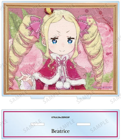 Beatrice grunge CANVAS BIG Acrylic Stand Re:Zero
