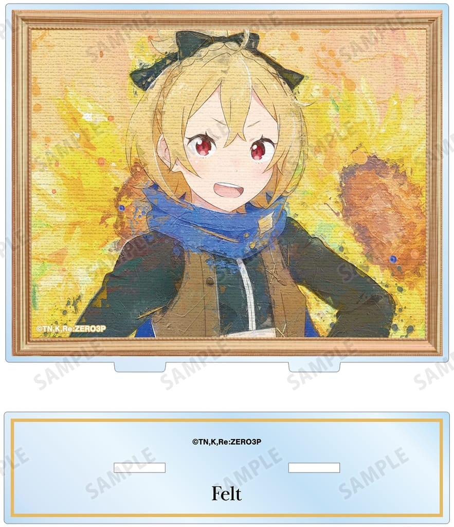 Re:Zero − Starting Life in Another World grunge CANVAS BIG Acrylic Stand