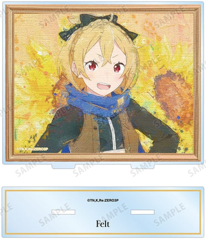 Re:Zero − Starting Life in Another World grunge CANVAS BIG Acrylic Stand