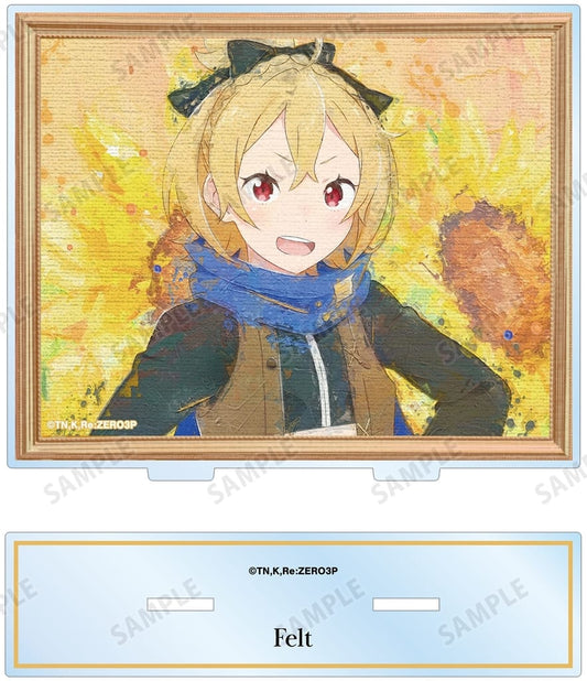 Re:Zero − Starting Life in Another World grunge CANVAS BIG Acrylic Stand