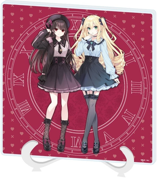 Kurumi Tokisaki & Marika Suukube Acrylic Art Board - Magical Detective Casebook