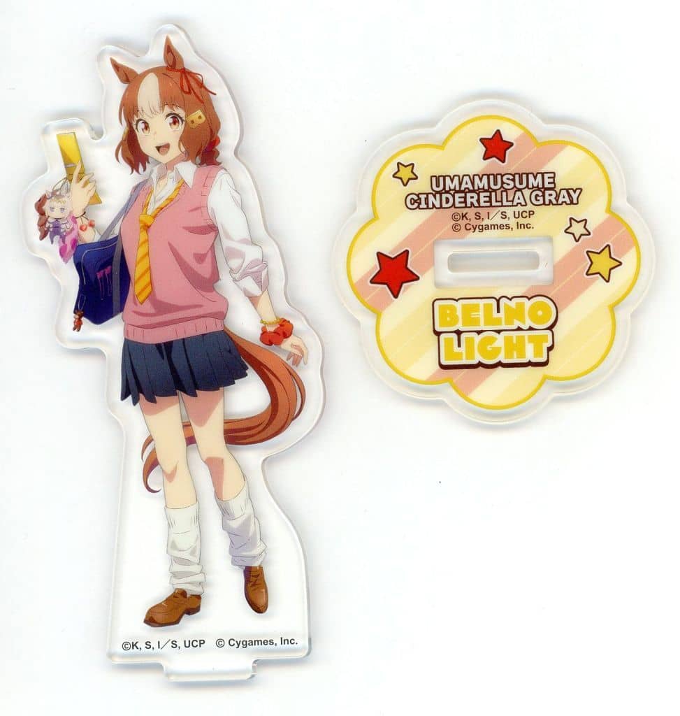 Belno Light Acrylic Stand - Umamusume: Cinderella Gray Entertainment Kuji Prize (Approx. 61×125mm, Pre-owned)