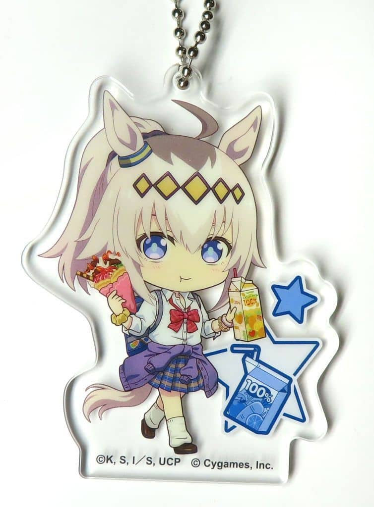 Oguri Cap Acrylic Keychain - Umamusume: Cinderella Gray Entertainment Lottery Prize (Approx. 58×72mm)