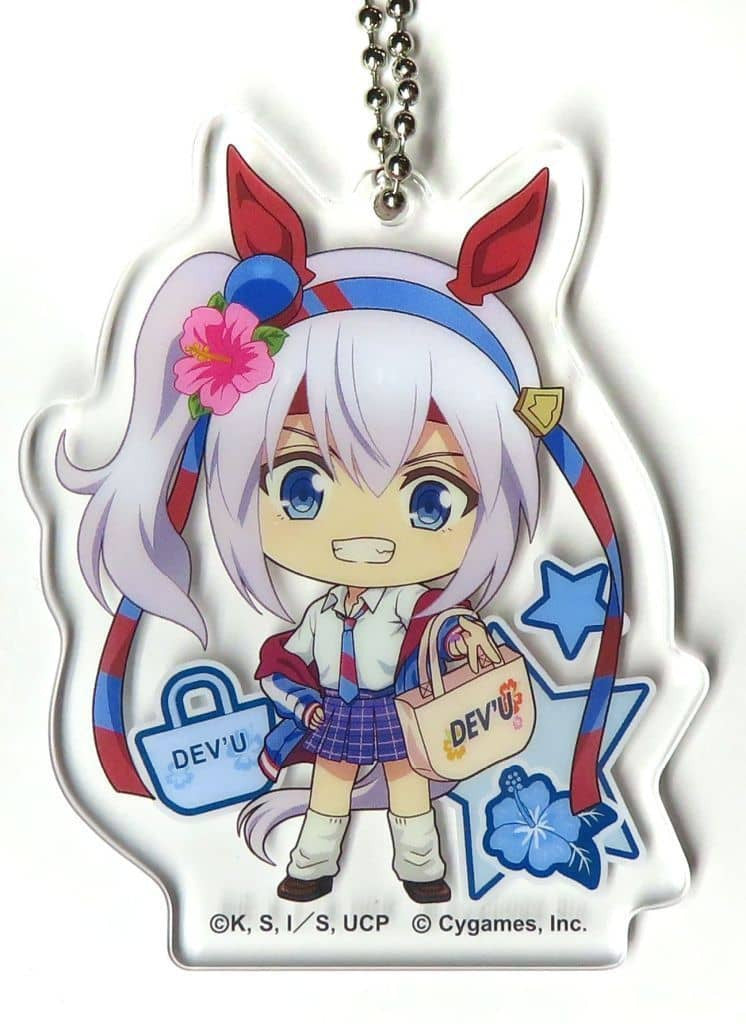 Tamamo Cross Acrylic Keychain - Umamusume: Cinderella Gray Entame Kuji Prize (Approx. 58×72mm)