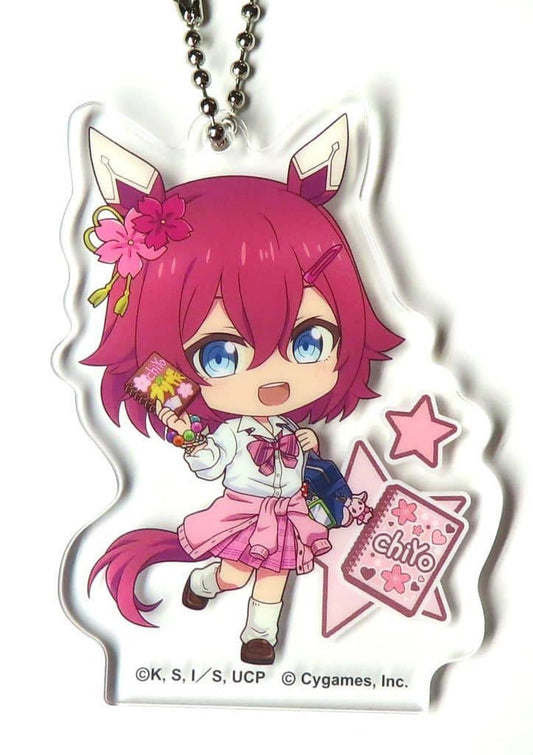Sakura Chiyono O Acrylic Keychain - Umamusume: Cinderella Gray Entame Kuji Prize (Approx. 58×72mm)