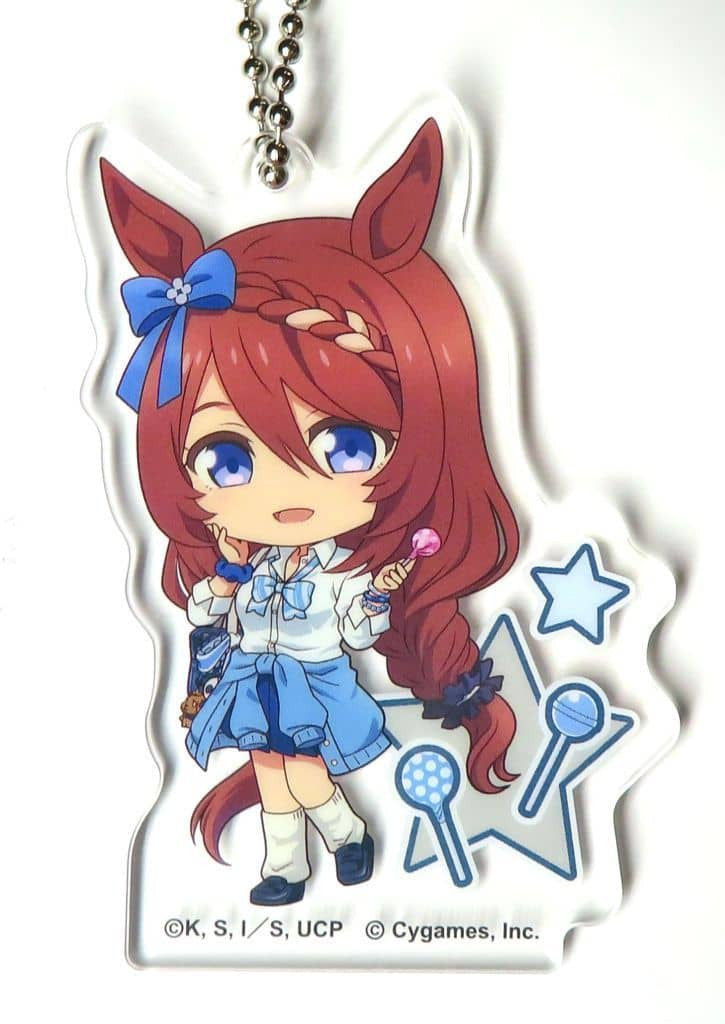 Super Creek Acrylic Keychain - Anime Umamusume: Cinderella Gray Entame Kuji Acrylic Keyholder Prize (Approx. 58×72mm)