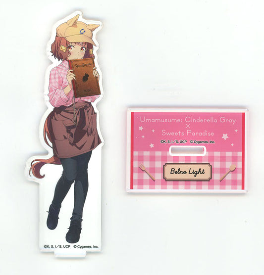 Belno Light Acrylic Stand - Umamusume: Cinderella Gray × Sweets Paradise Collaboration - Approx. 100×150mm (Pre-owned)