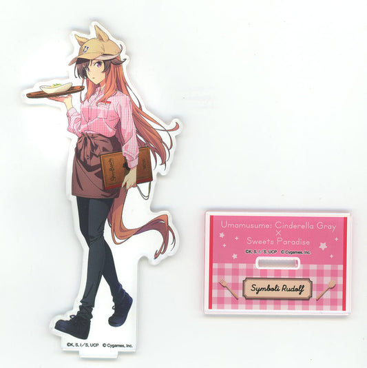 Symboli Rudolf Acrylic Stand - Umamusume: Cinderella Gray × Sweets Paradise Collaboration (Inoue Shoji, Used, ~100×150mm)