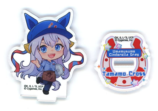 Tamamo Cross Trading Acrylic Stand - Umamusume: Cinderella Gray × Sweets Paradise Collaboration (Inoue Shoji, Approx. 65mm) - Pre-owned