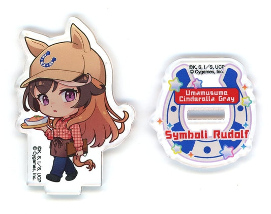 Symboli Rudolf Trading Acrylic Stand — Umamusume: Cinderella Gray × Sweets Paradise (Inoue Shoji) 65mm Pre-owned