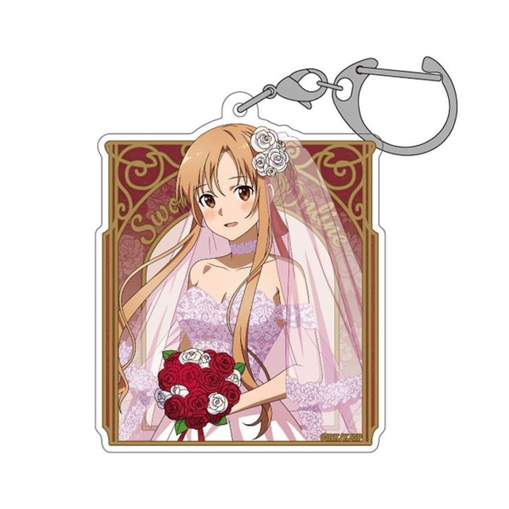 Asuna Yuuki Acrylic Multi Keychain Wedding Dress Ver.