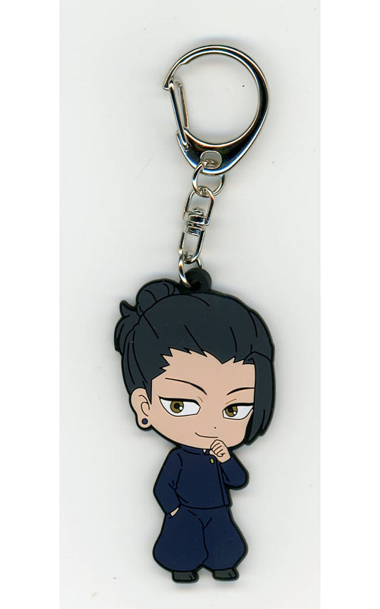 Suguru Geto Rubber Keychain - Jujutsu Kaisen Movie Compilation Theater Goods (Toho) - Pre-owned Approx. 4 x 6 cm
