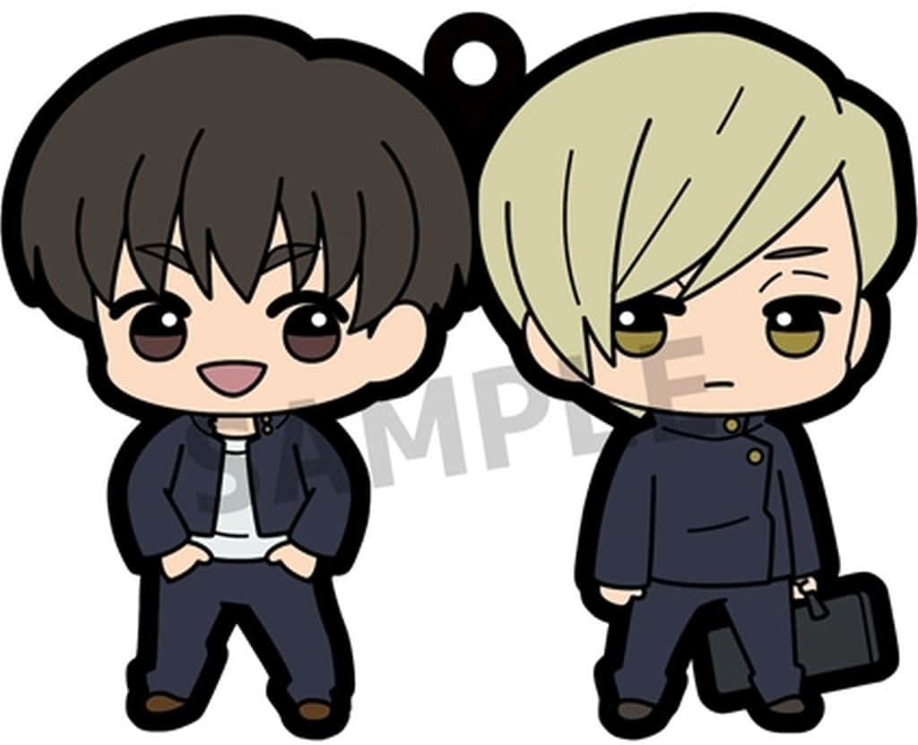 Kento Nanami & Yu Haibara Rubber Mascot Buddy Collection Jujutsu Kaisen Vol.4 - Rubber Keychain Mascot, Height Approx. 65 mm (MegaHouse, Pre-owned)