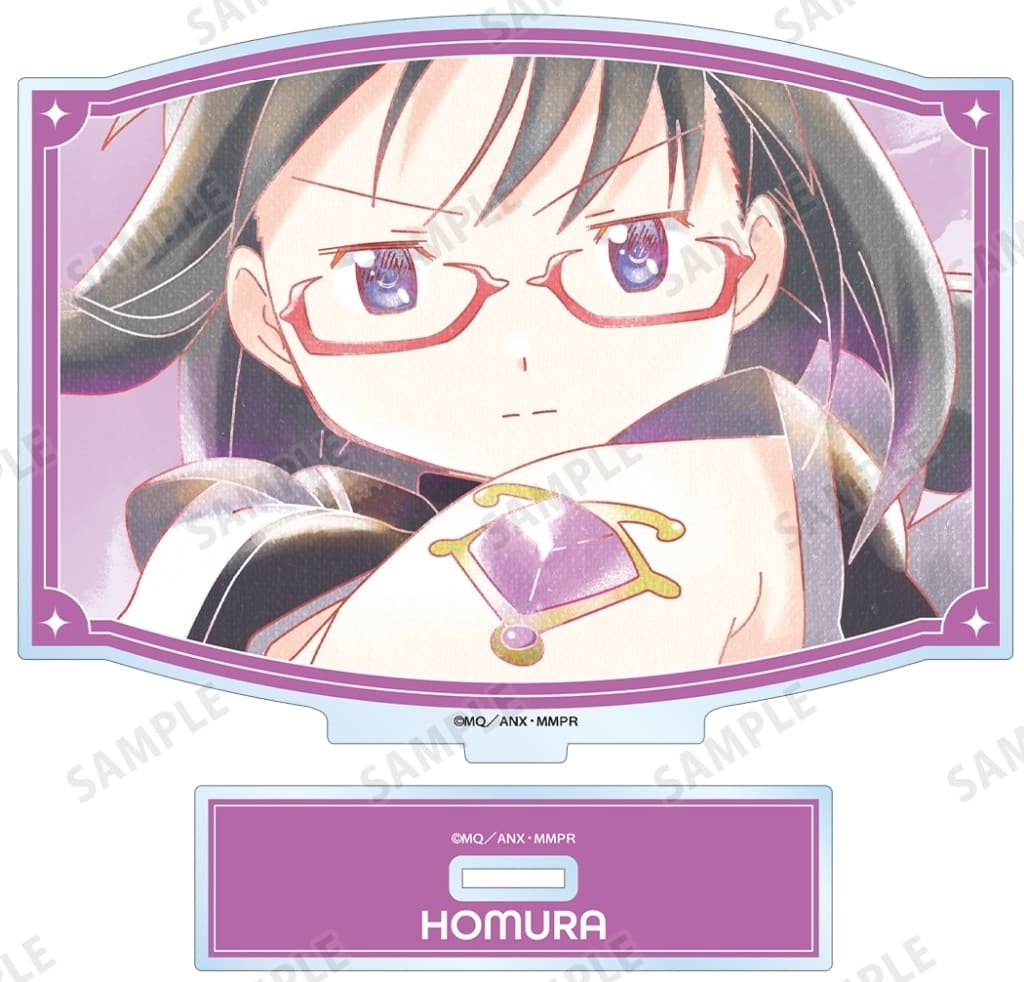 Homura Akemi Ani-Art aqua label BIG Acrylic Stand ver.A - Puella Magi Madoka Magica the Movie: Rebellion (ARMA BIANCA, Pre-owned)