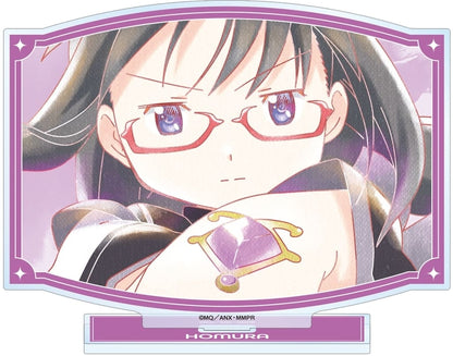 Homura Akemi Ani-Art aqua label BIG Acrylic Stand ver.A - Puella Magi Madoka Magica the Movie: Rebellion (ARMA BIANCA, Pre-owned)