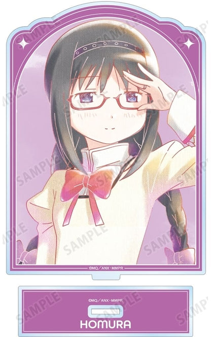 Homura Akemi Ani-Art aqua label BIG Acrylic Stand ver.B - Puella Magi Madoka Magica the Movie: Rebellion - Approx. 15.8 x 11.3 cm (Pre-owned)