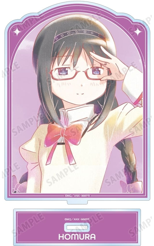 Homura Akemi Ani-Art aqua label BIG Acrylic Stand ver.B - Puella Magi Madoka Magica the Movie: Rebellion - Approx. 15.8 x 11.3 cm (Pre-owned)
