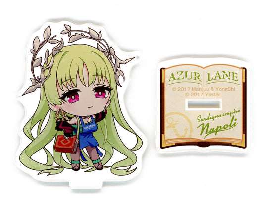 Napoli Azur Lane × Village Vanguard Deformed Acrylic Stand