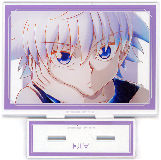 Killua Zoldyck BIG Acrylic Stand - HUNTER×HUNTER Ani-Art aqua label Vol.2 (Approx. 13.8 x 10.3 cm) - Pre-owned